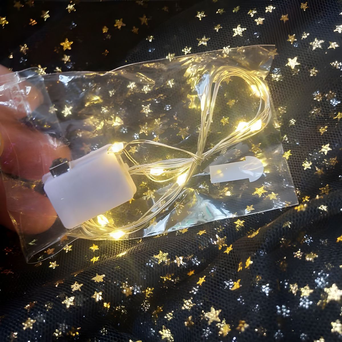 Copper Wire Starry String Light Kit Decorative Indoor Battery Powered String Light