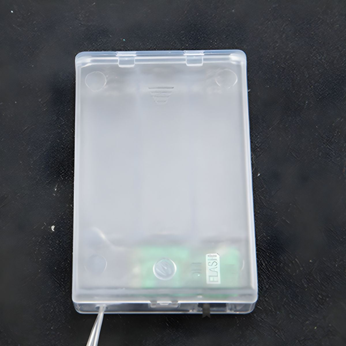 Cartoon Santa Claus Christmas Lamp Plastic Indoor LED String Light in Red