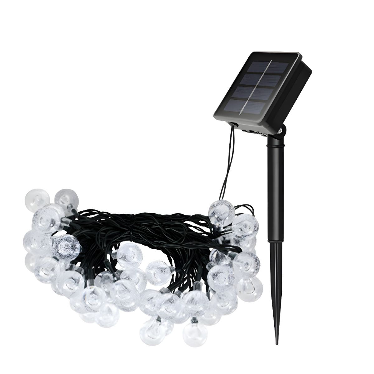 Modern Black Rope Light 50 Lights LED Global Outdoor Water Proof Light Post