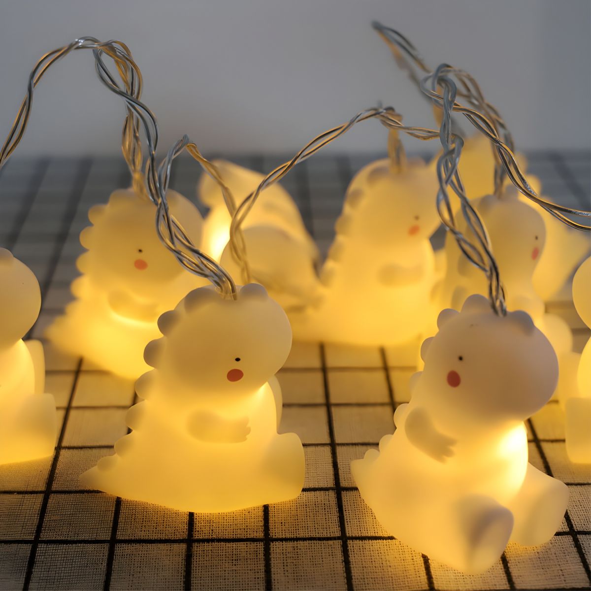 Animal LED String Lamp Cartoon Plastic Indoor Birthday Party Festive Light