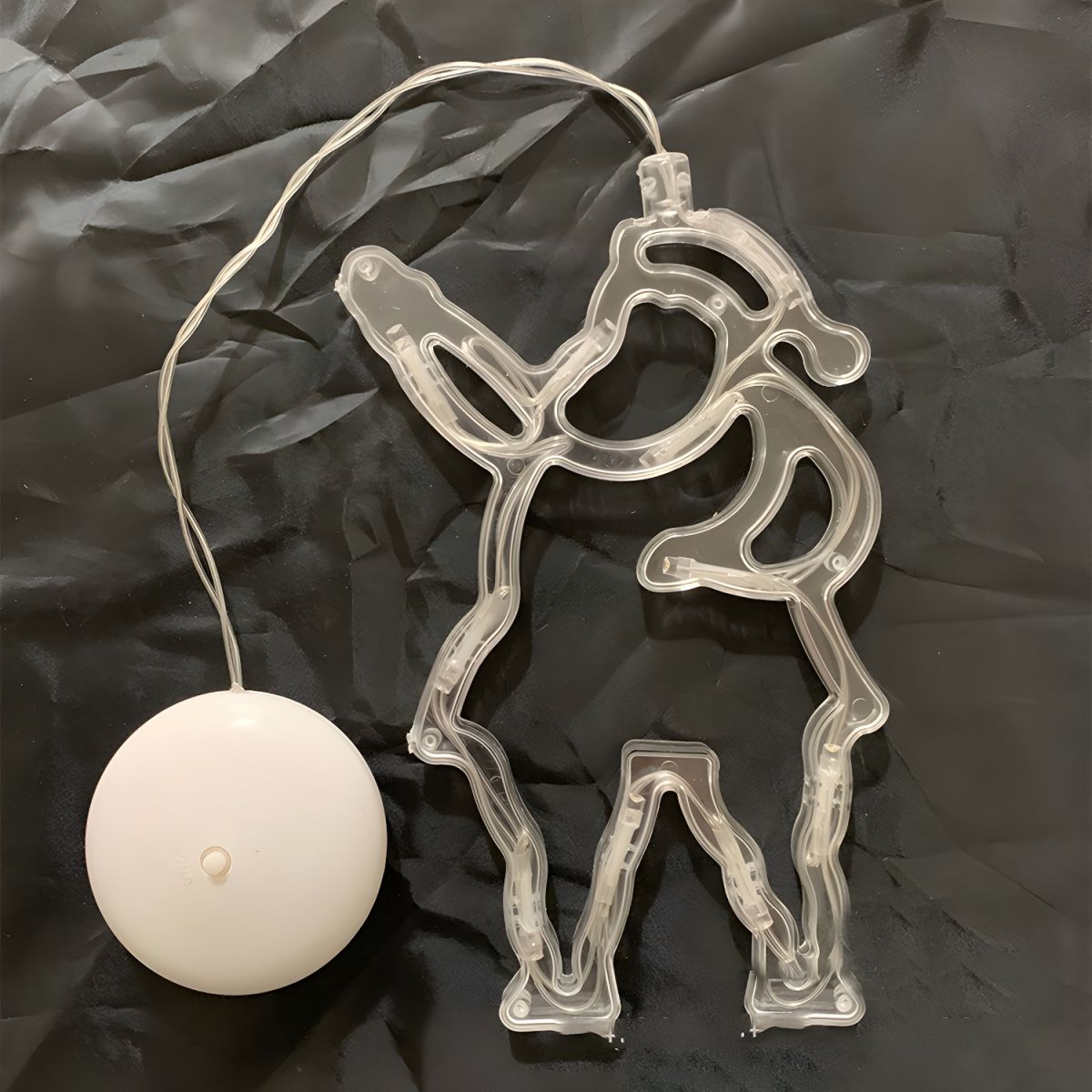 Christmas LED String Lights in Modern Creative Style White Plastic Decorative Lamp with Sucker