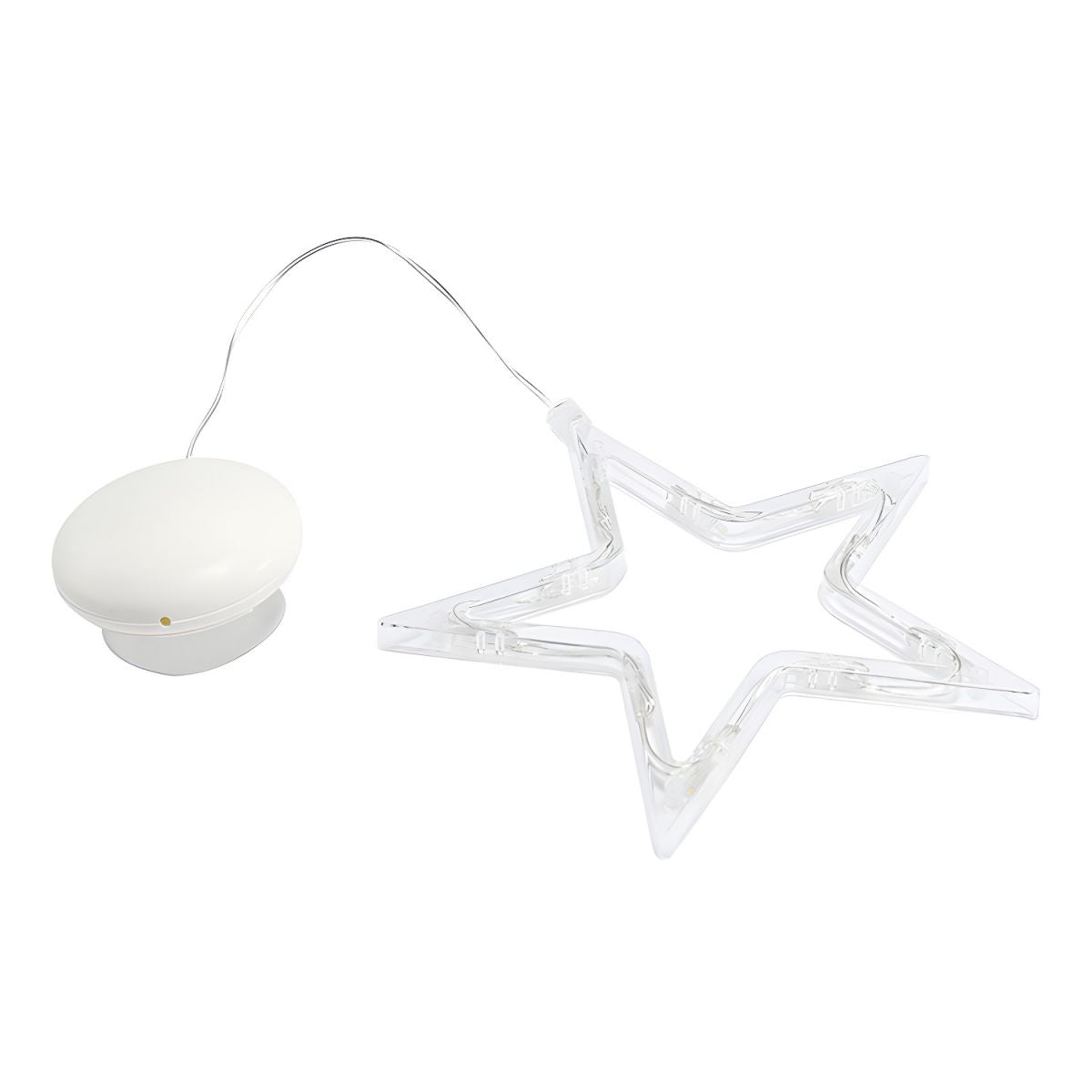 Christmas LED String Lights in Modern Creative Style White Plastic Decorative Lamp with Sucker