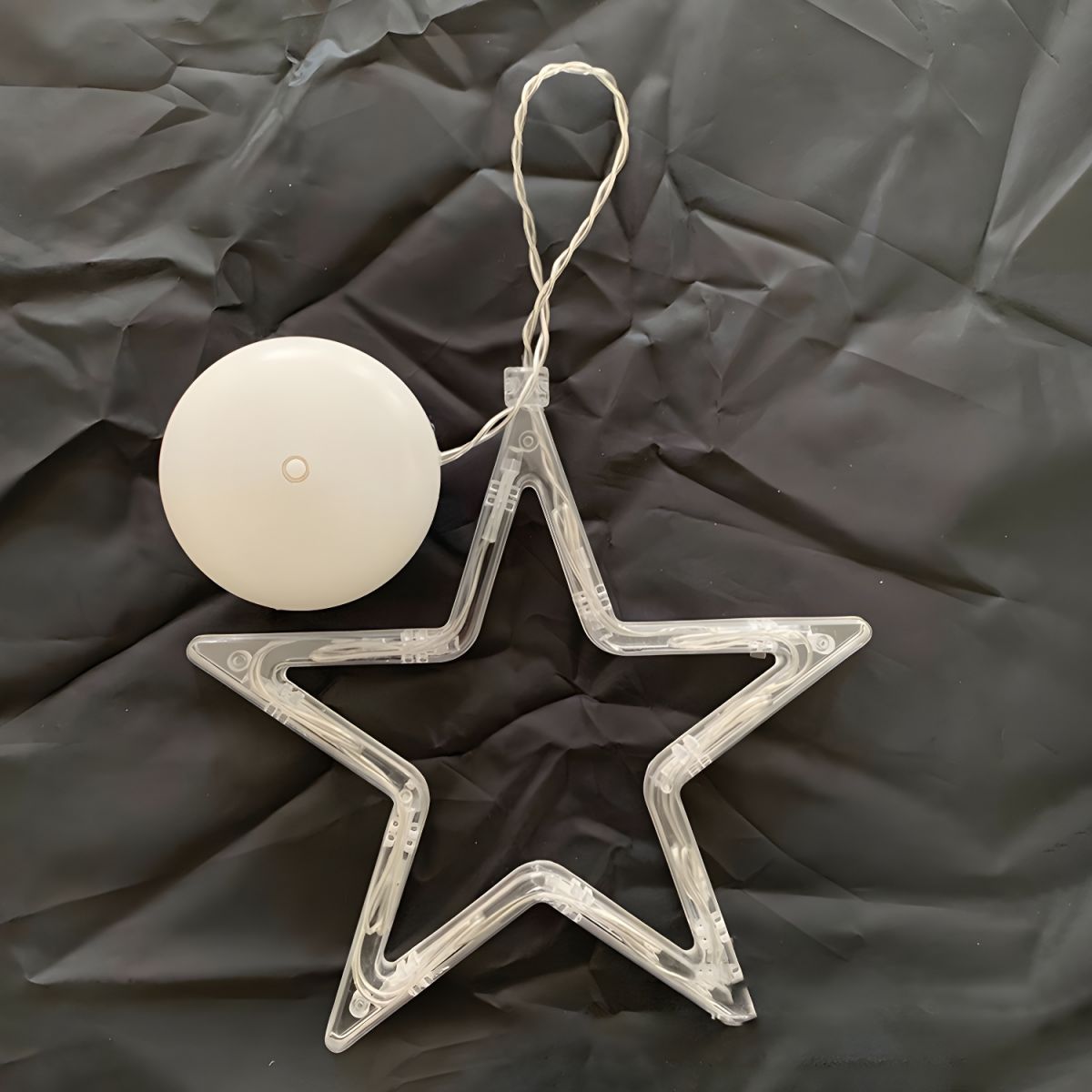 Christmas LED String Lights in Modern Creative Style White Plastic Decorative Lamp with Sucker