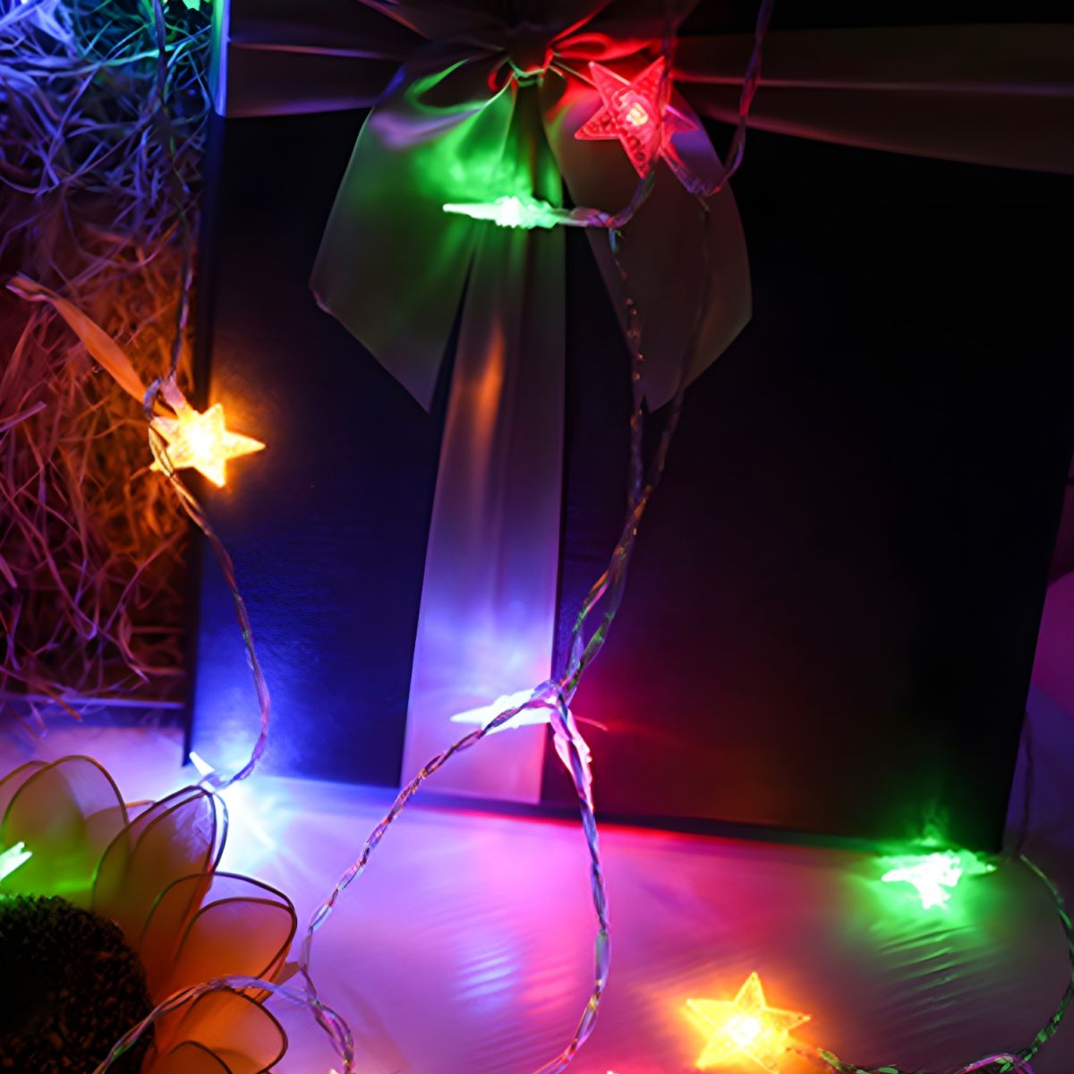 Modern Artistic LED String Lights Plastic Starry Decorative Lamp for Exterior Spaces