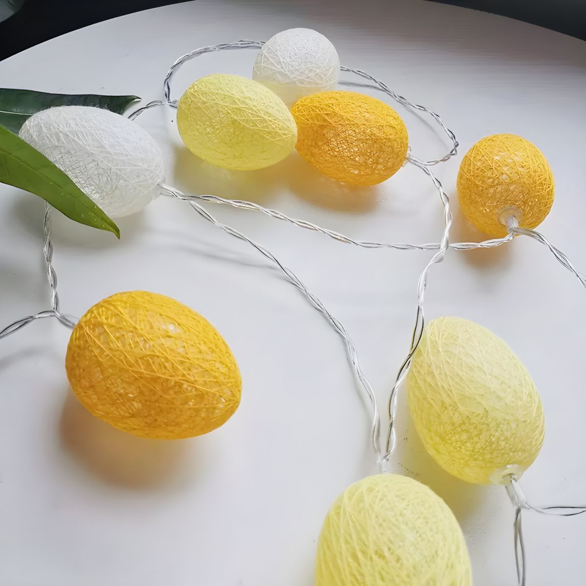 Battery Powered Easter Egg String Lamp Artistic Plastic Bedroom Festive Light