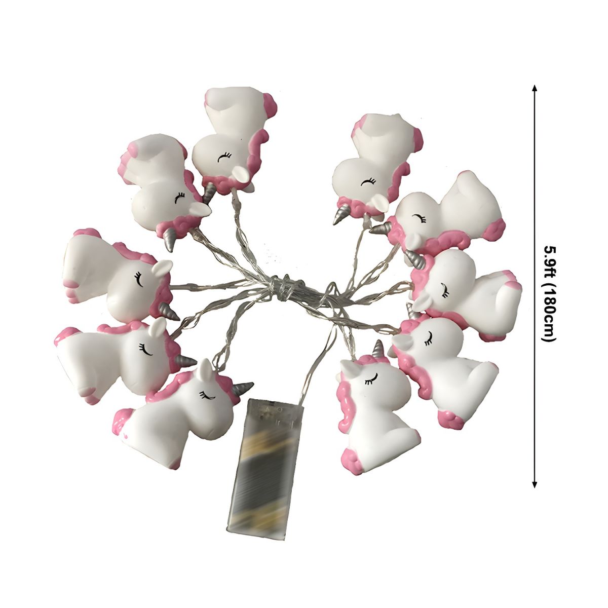 Animal LED String Lamp Cartoon Plastic Indoor Birthday Party Festive Light