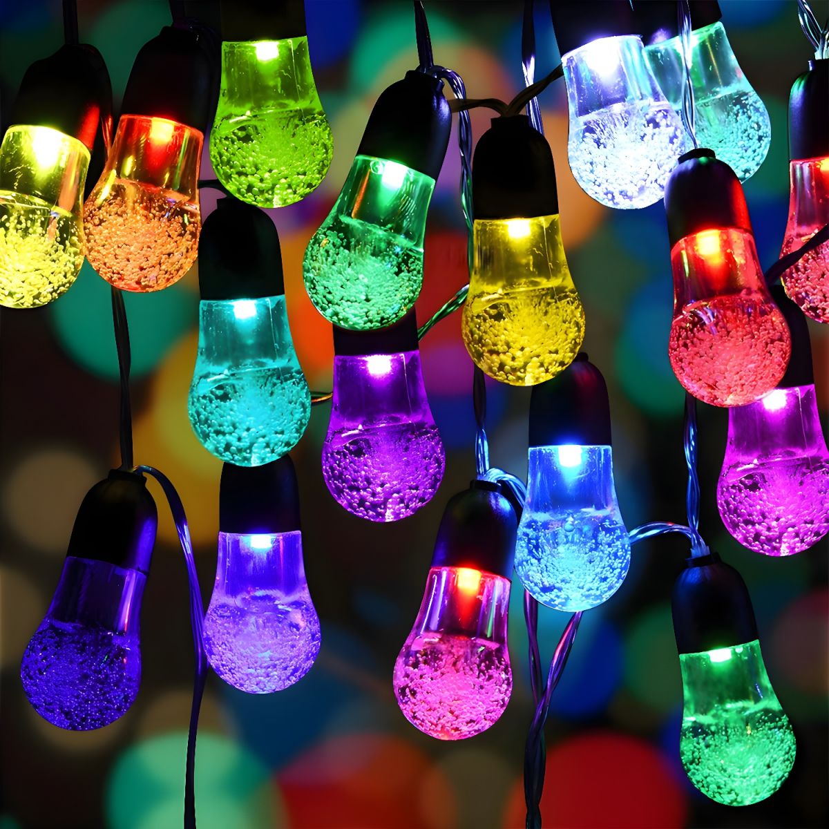 Modern Symphony LED Plastic 20-Light Global Rope Light for Garden Decorate