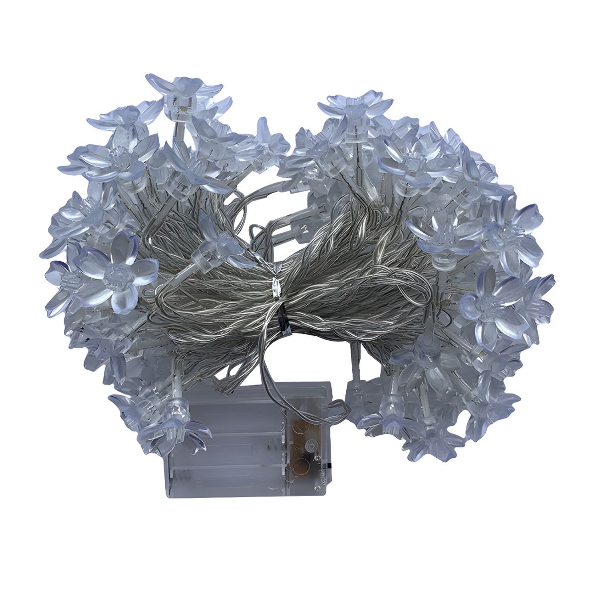 Cherry Blossom Plastic String Light Modern 40/80 Bulbs Clear Lamp String for Living Room. 19.6/32.8 Ft