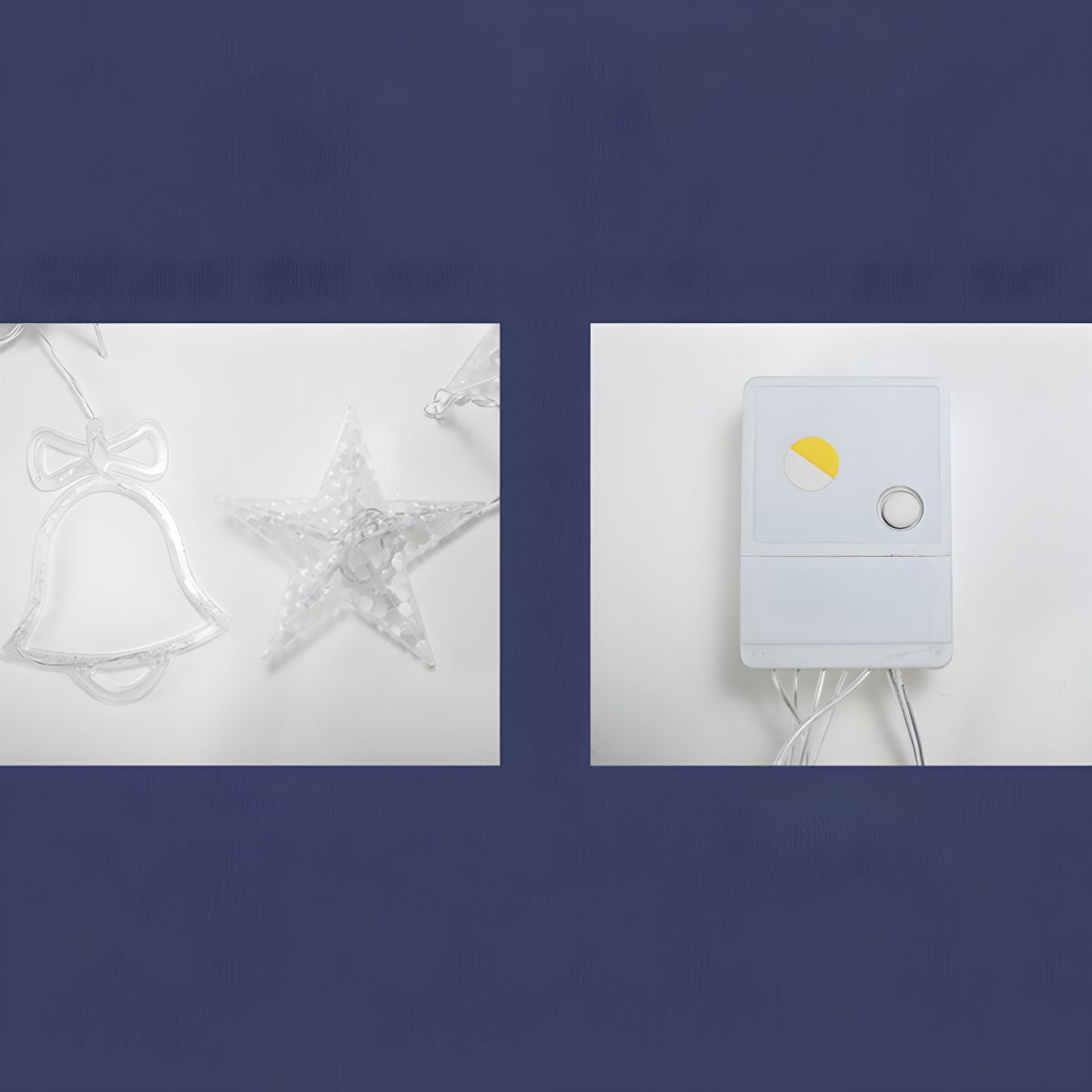 Christmas Tree and Deer Starry Light Strip Nordic Plastic Clear LED String Light for Bedroom