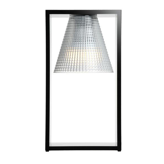 Air Sculpted Table Lamp Black Crystal Light OPEN BOX