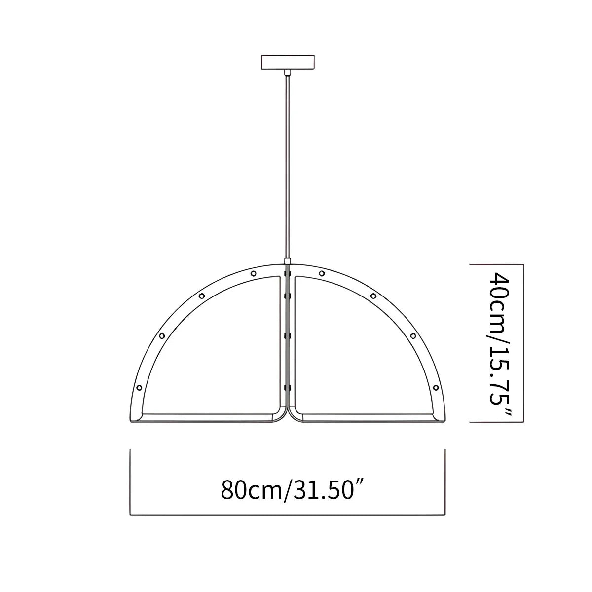 Antizer Nordic Simple Style Felt Pendant Light