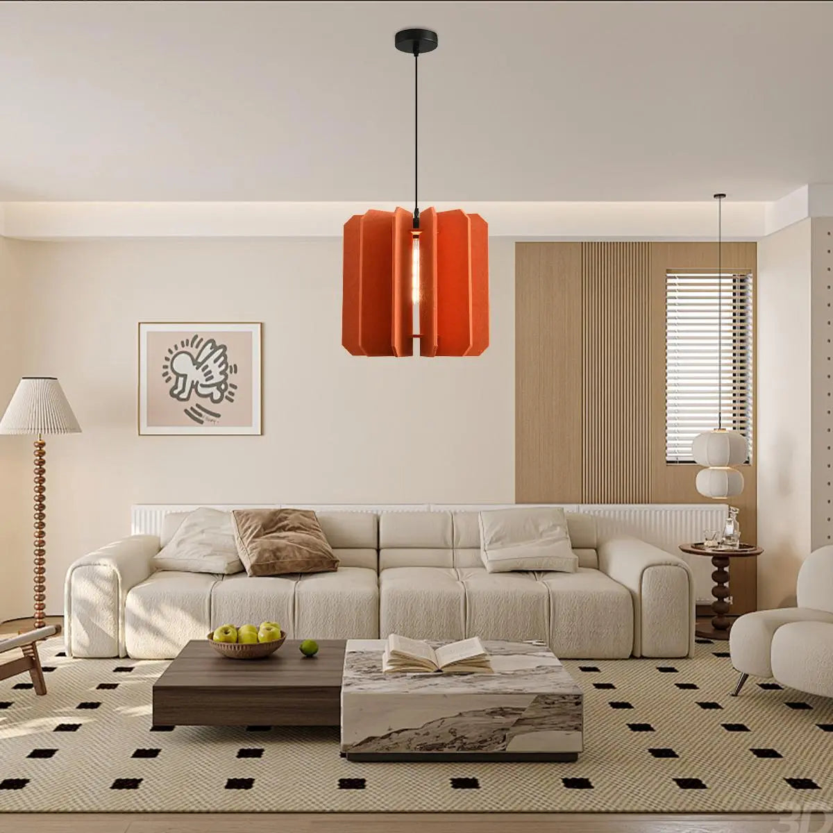 Antizer Rectangular Piece Acoustic Pendant Light