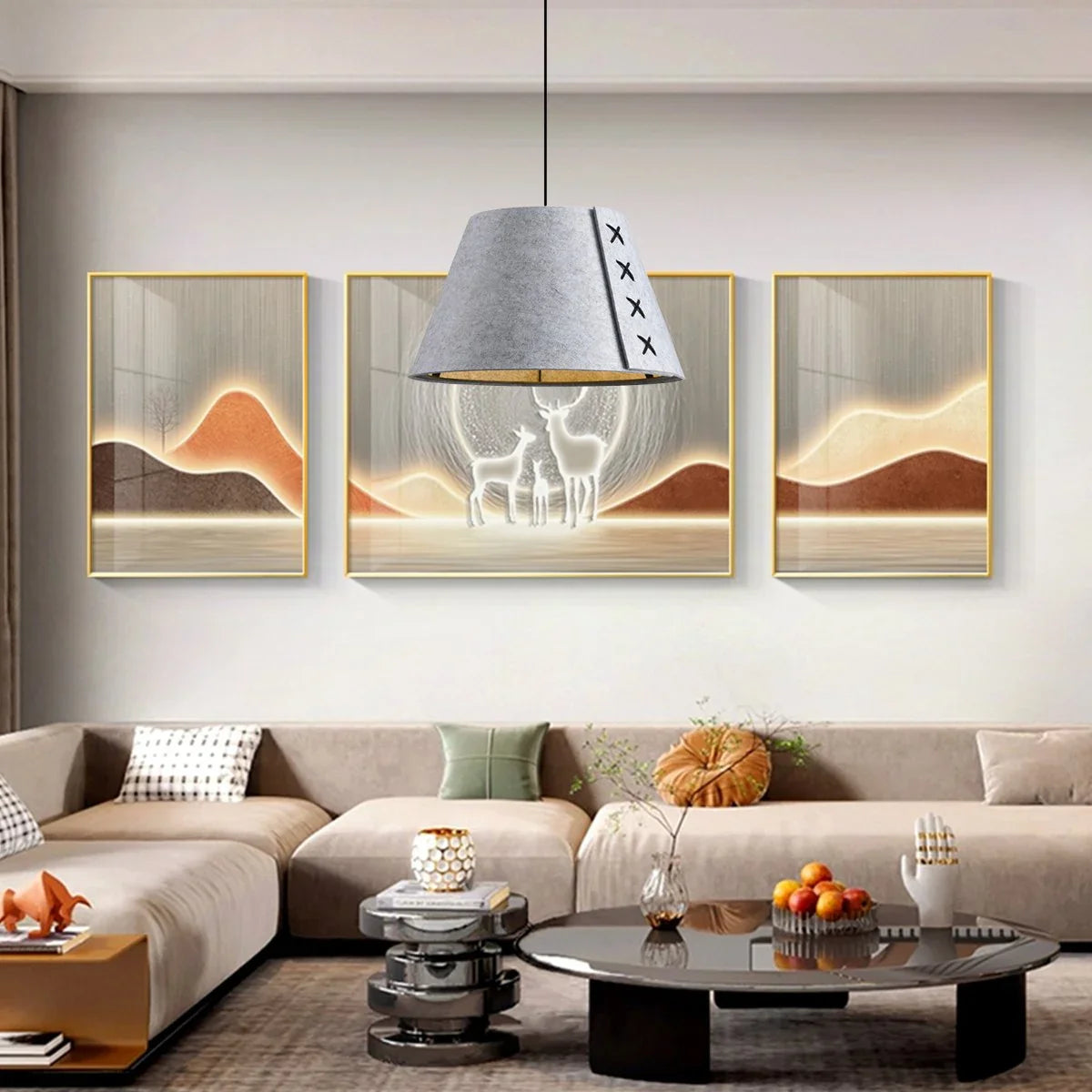 Antizer Modern Sound Absorbing Felt Pendant Light