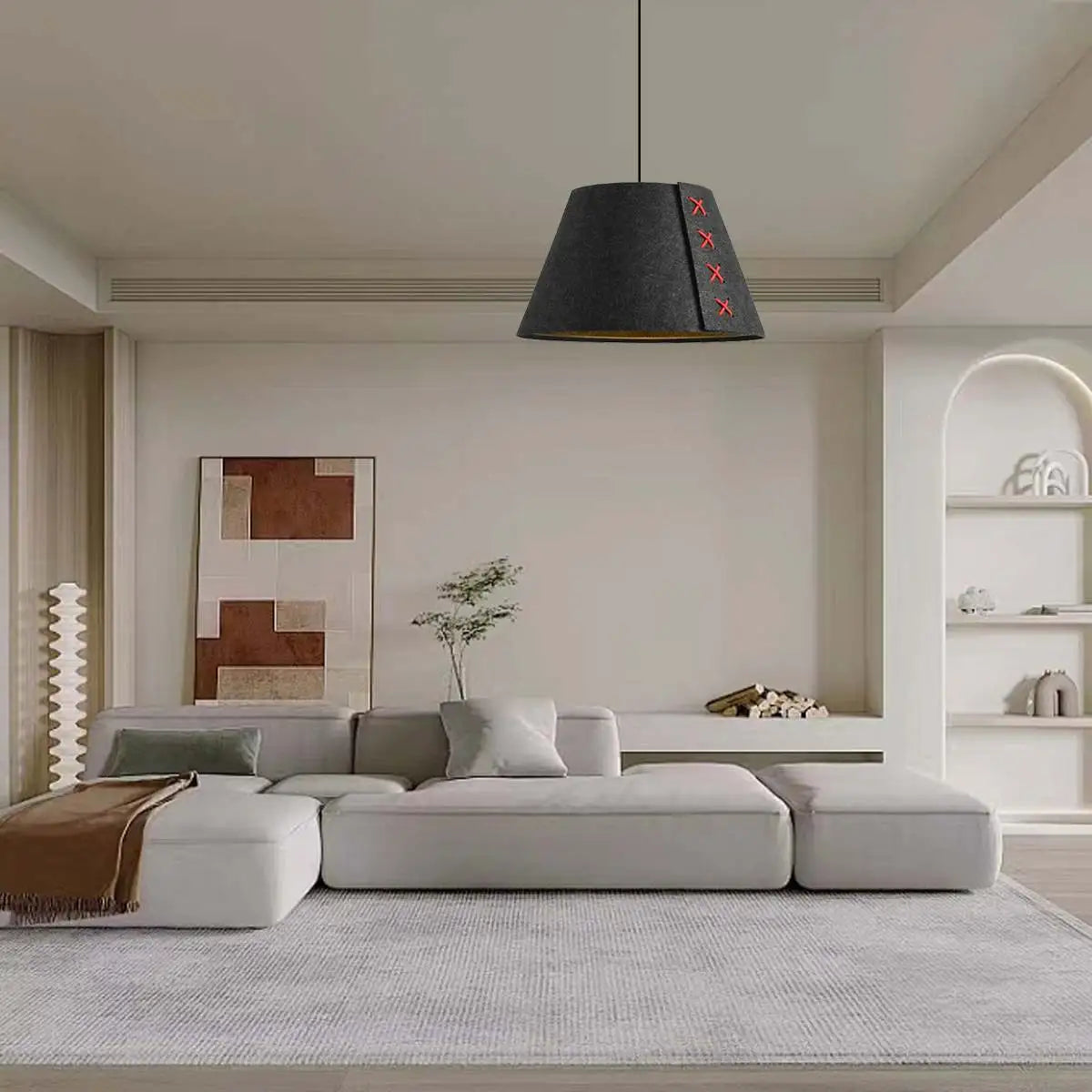 Antizer Modern Sound Absorbing Felt Pendant Light