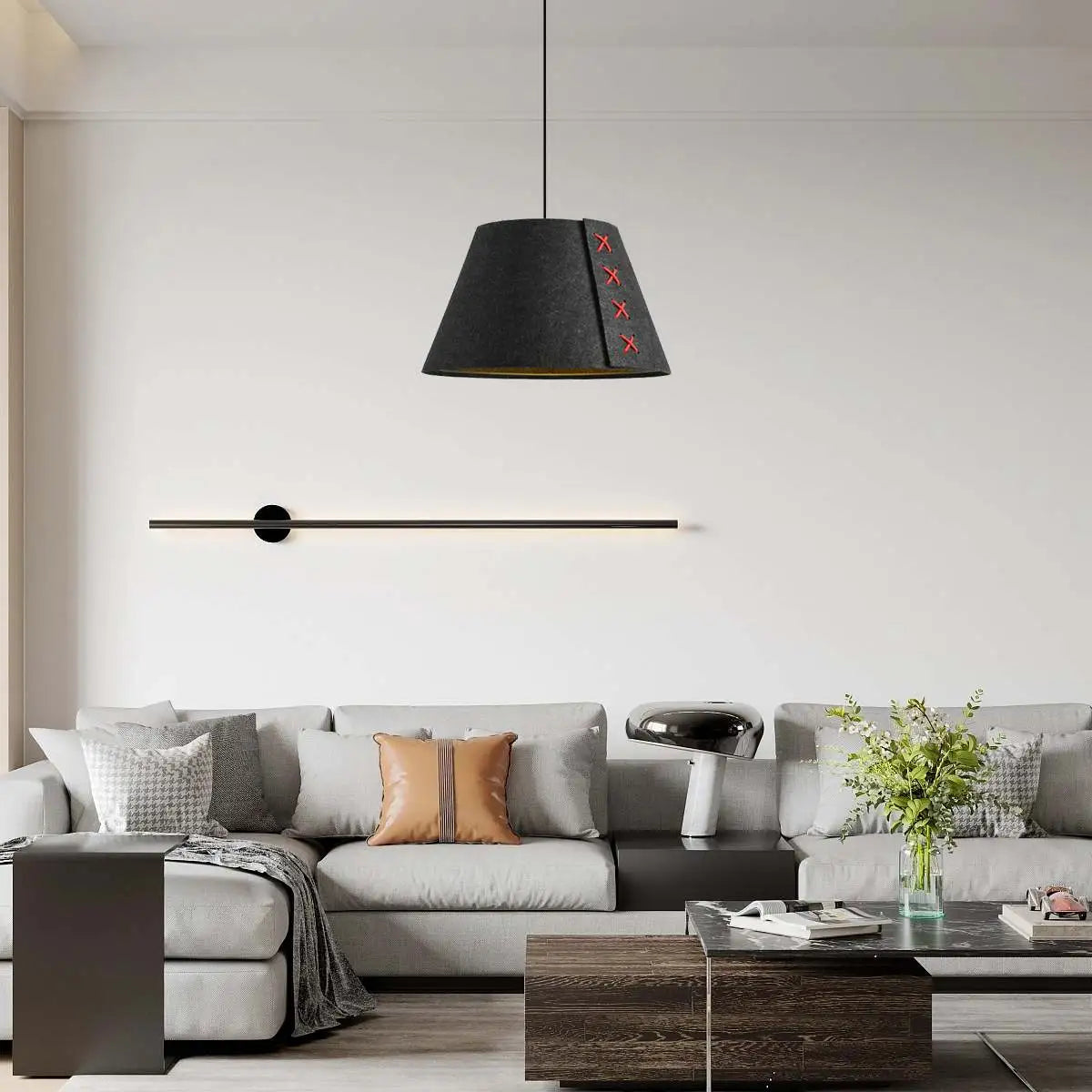Antizer Modern Sound Absorbing Felt Pendant Light