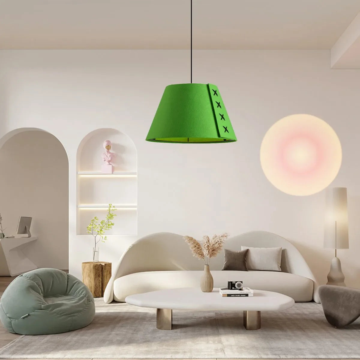 Antizer Modern Sound Absorbing Felt Pendant Light