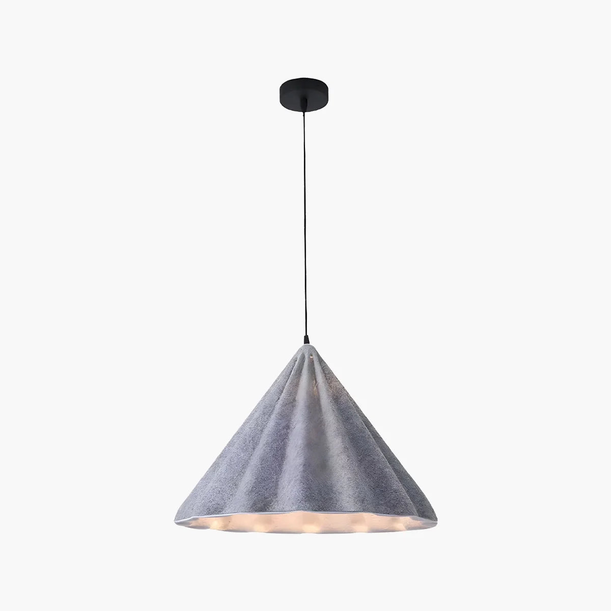 Antizer Ice Cream Shaped Felt Pendant Light for Kids Room