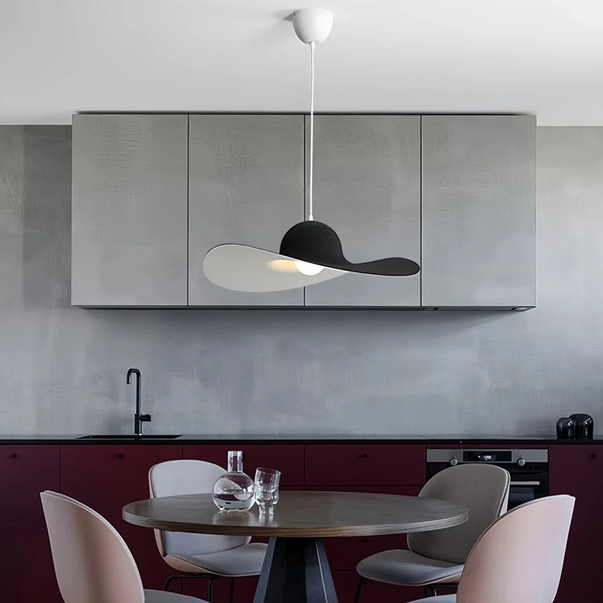 Antizer Straw Hat Acoustic Pendant Light for Dining room Living room