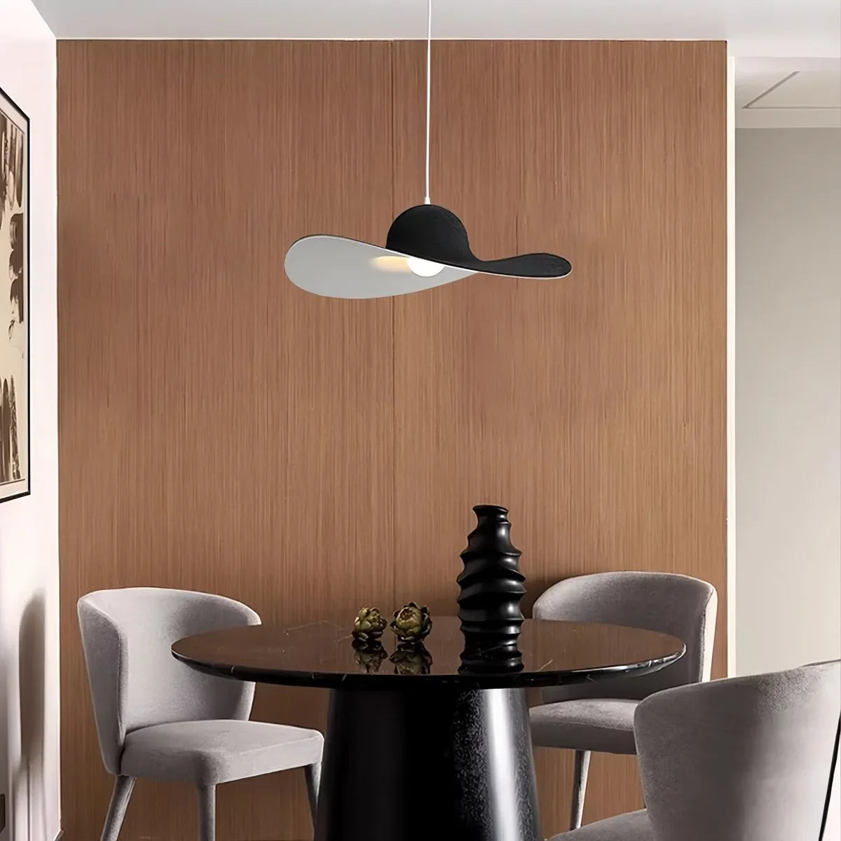 Antizer Straw Hat Acoustic Pendant Light for Dining room Living room