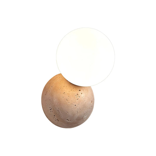 Celestial Travertine Tion Wall Lamp