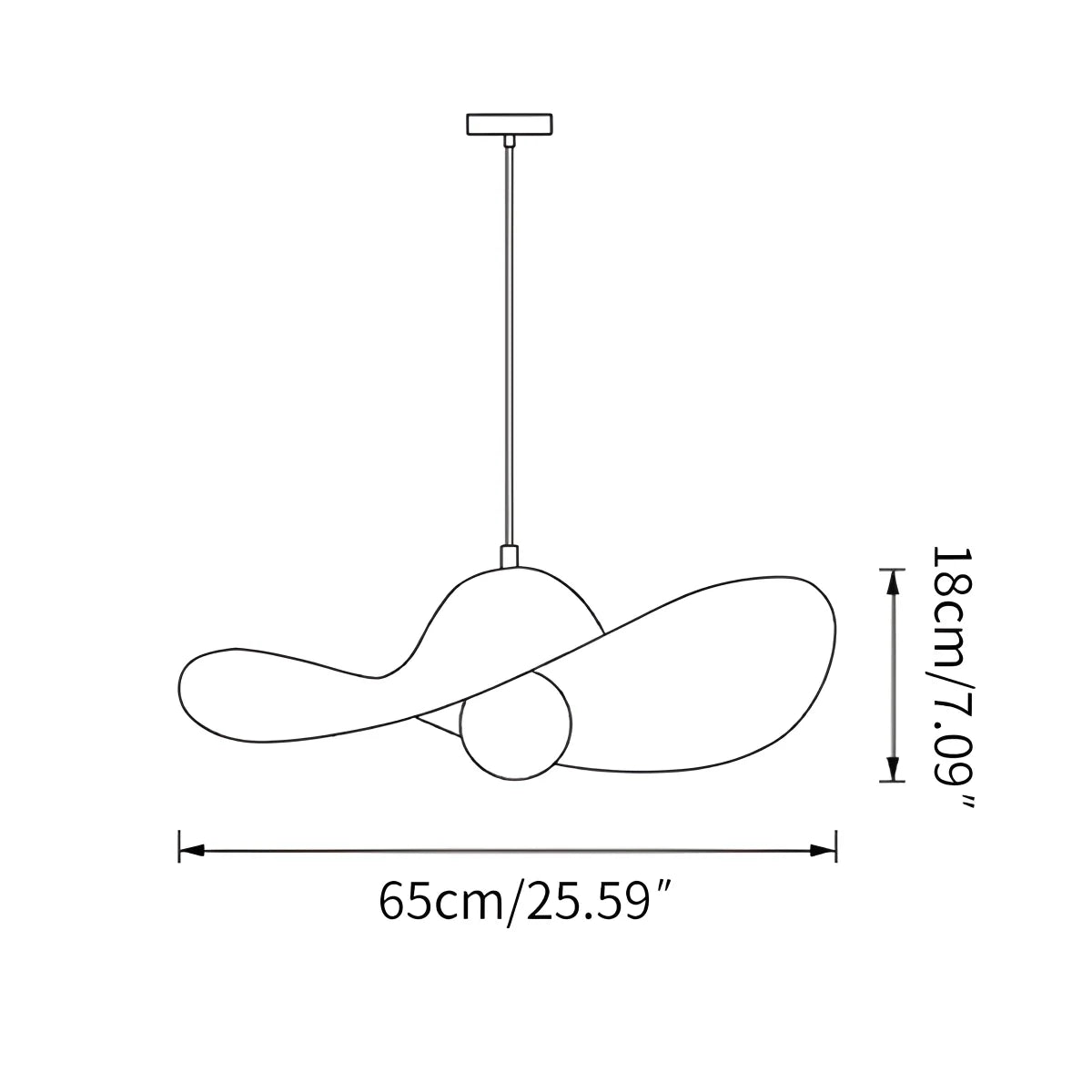 Antizer Straw Hat Acoustic Pendant Light for Dining room Living room