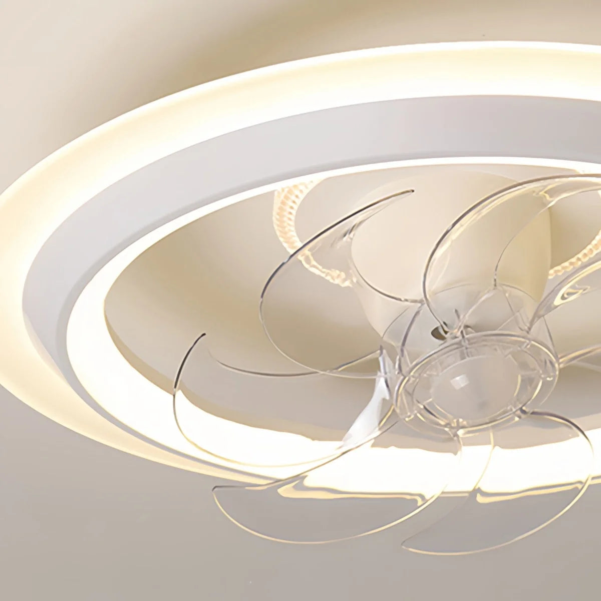 Creative 360° Rotating Ceiling Fan with Integrated LED Light