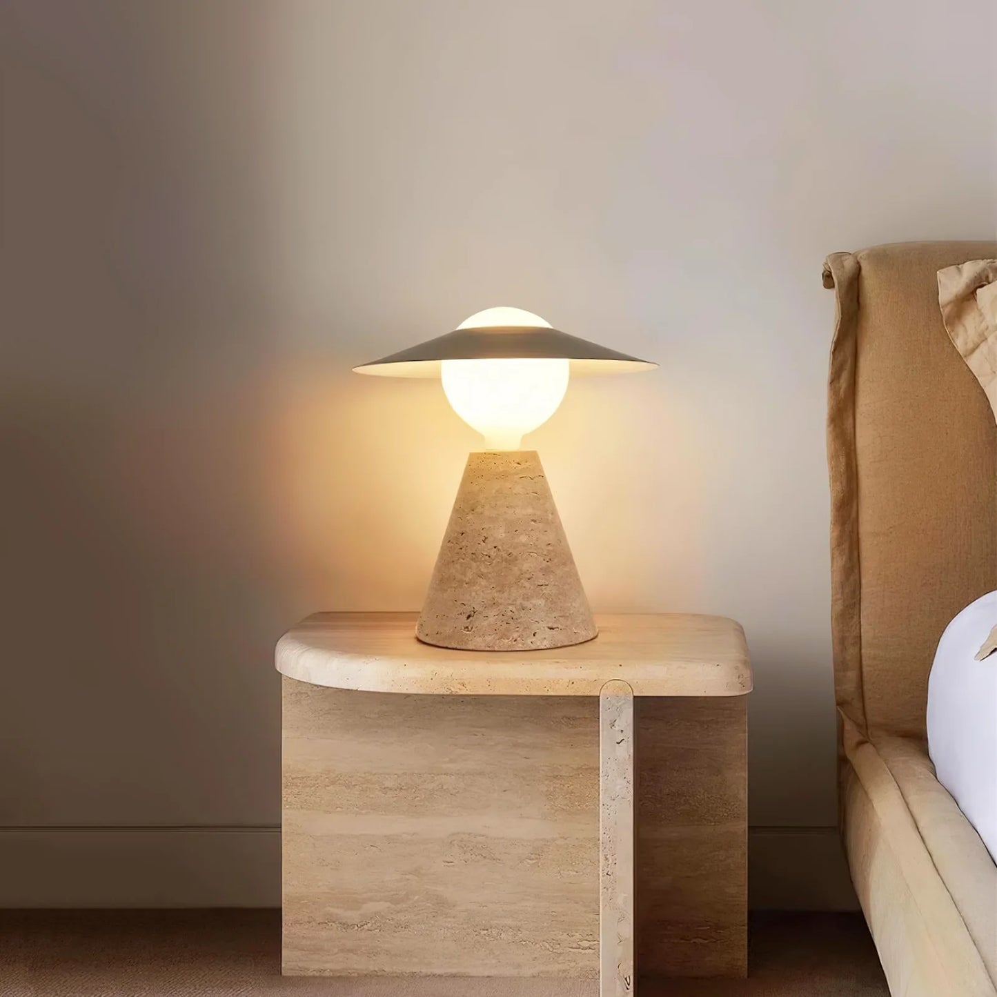 Travertine Bartley Table Lamp