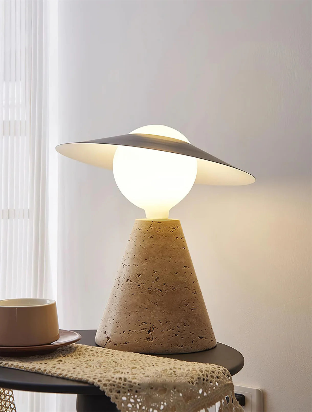 Travertine Bartley Table Lamp