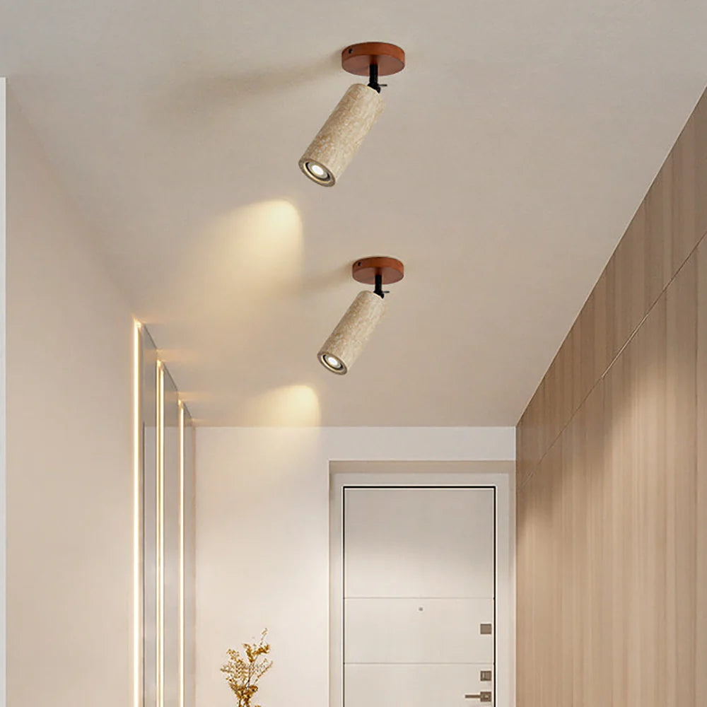 Travertine Mireille Wall Lamp