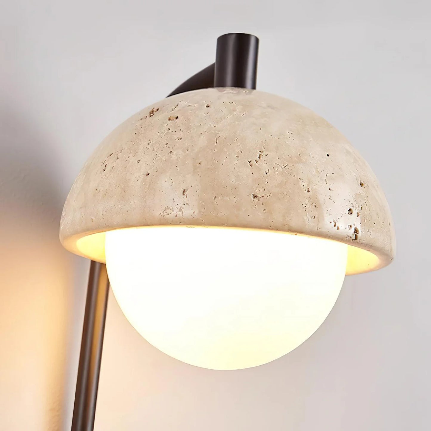 Travertine Wella Wall Lamp