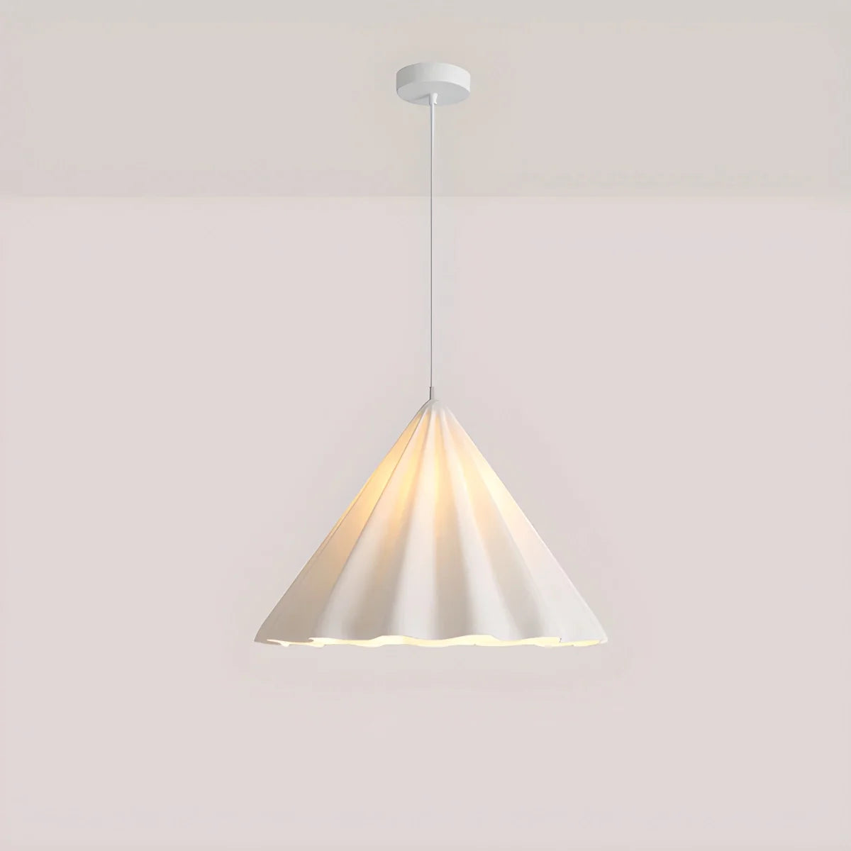 Antizer Ice Cream Shaped Felt Pendant Light for Kids Room