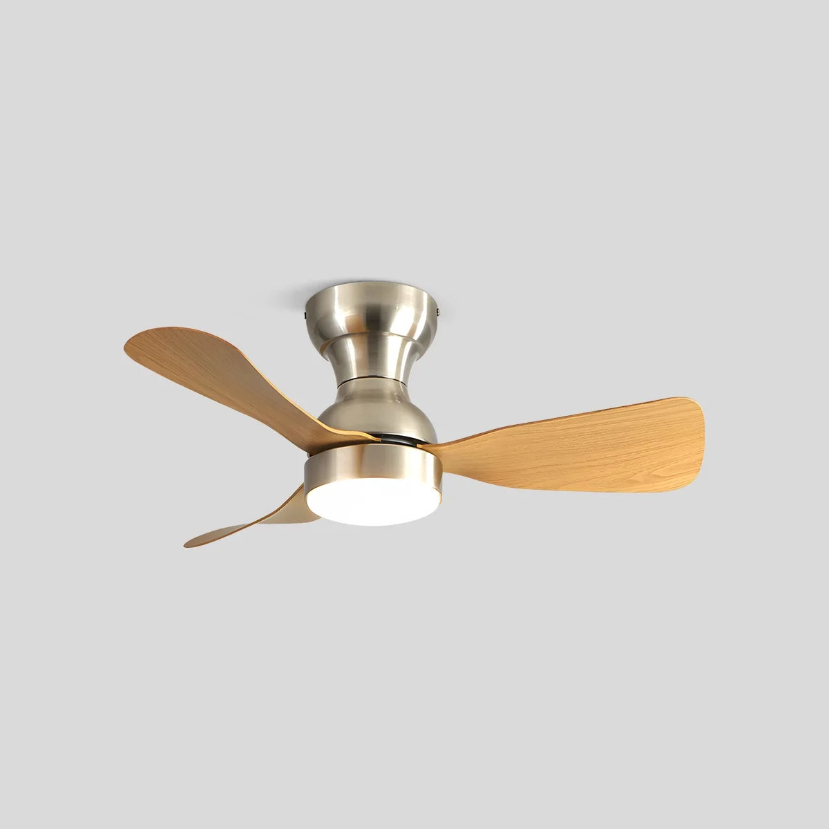 Small Size Indoor Ceiling Fan Light with Remote