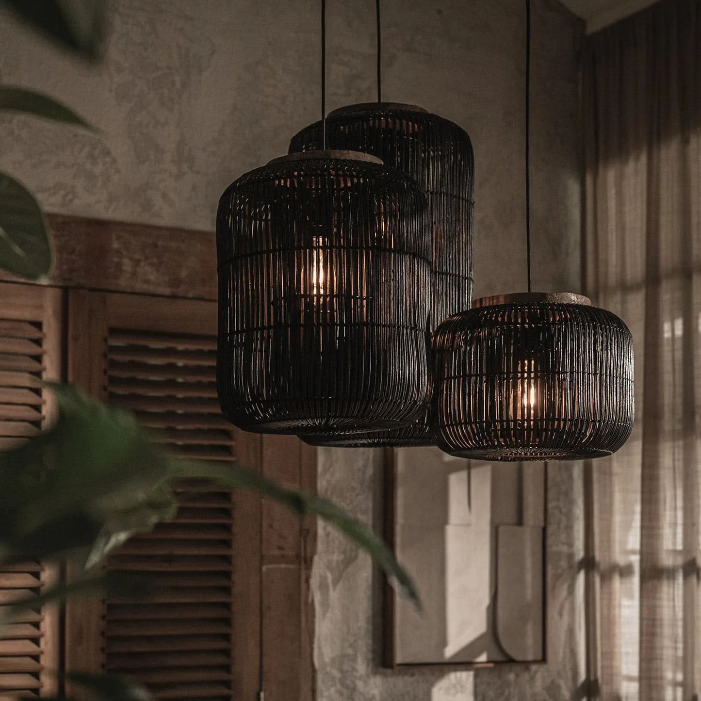 Barrel Hanging Lamp Charcoal