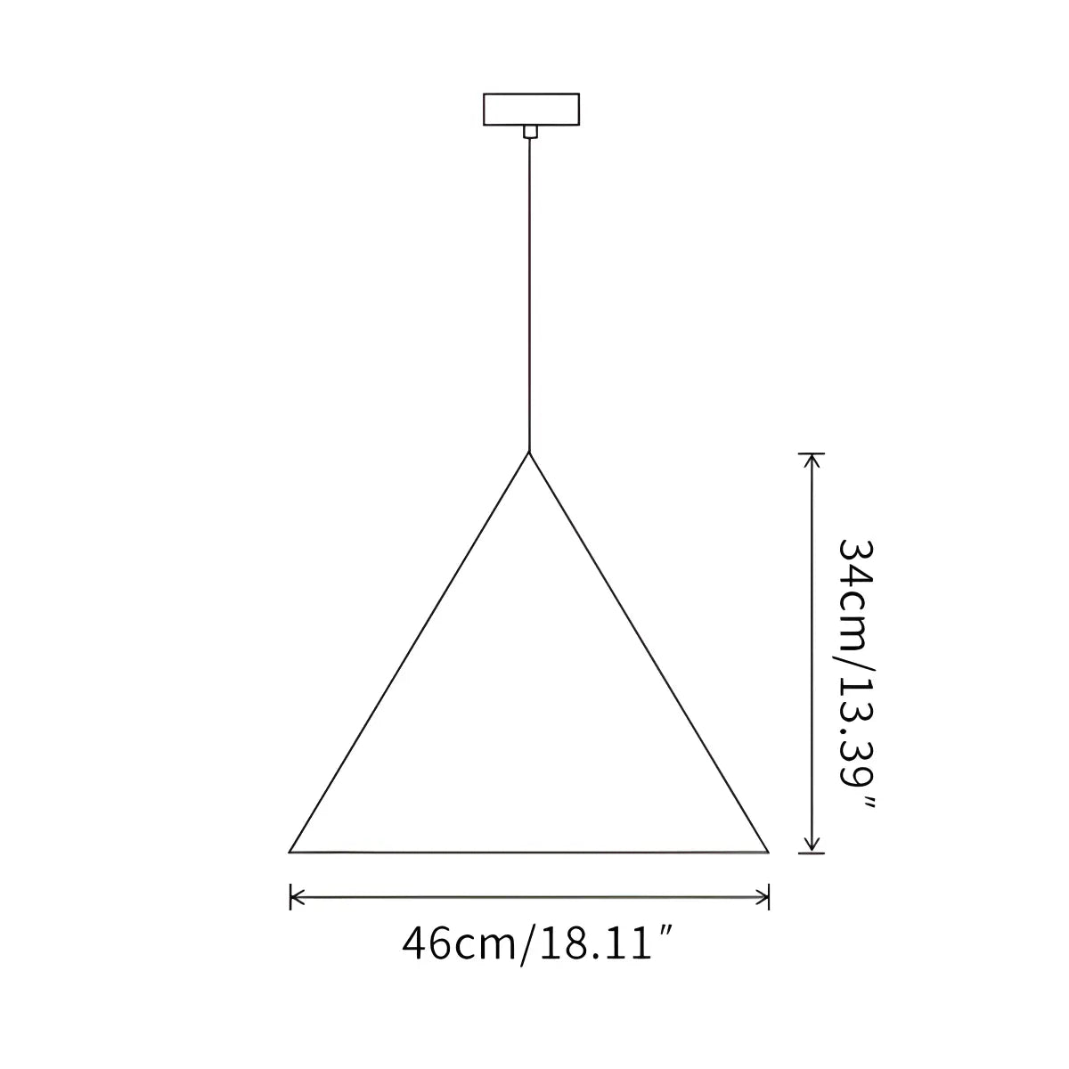 Antizer Ice Cream Shaped Felt Pendant Light for Kids Room