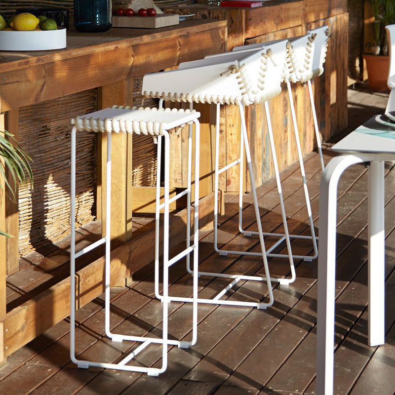 Textile Outdoor High Stool