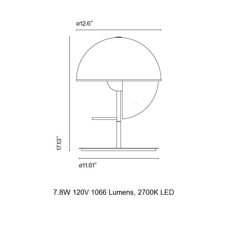 Theia M - Dimmable LED Table Lamp