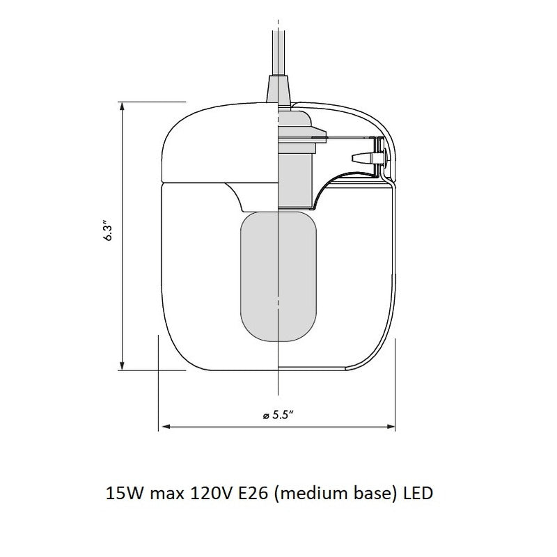 Acorn Pendant Light