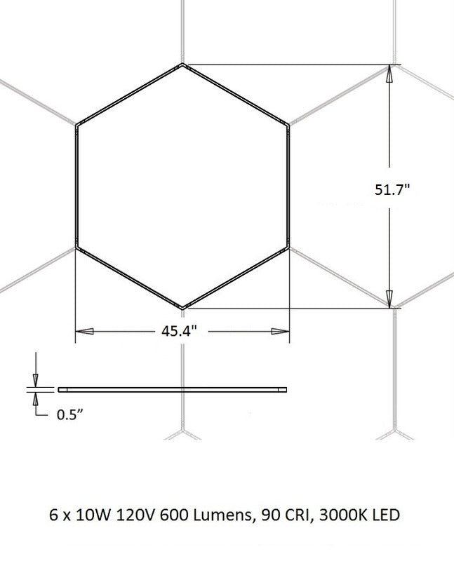 Z-Bar Honeycomb Pendant Light