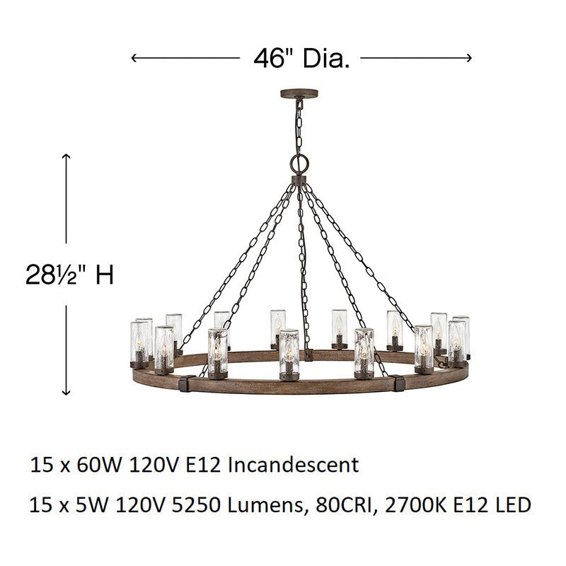 Sawyer Outdoor Chandelier