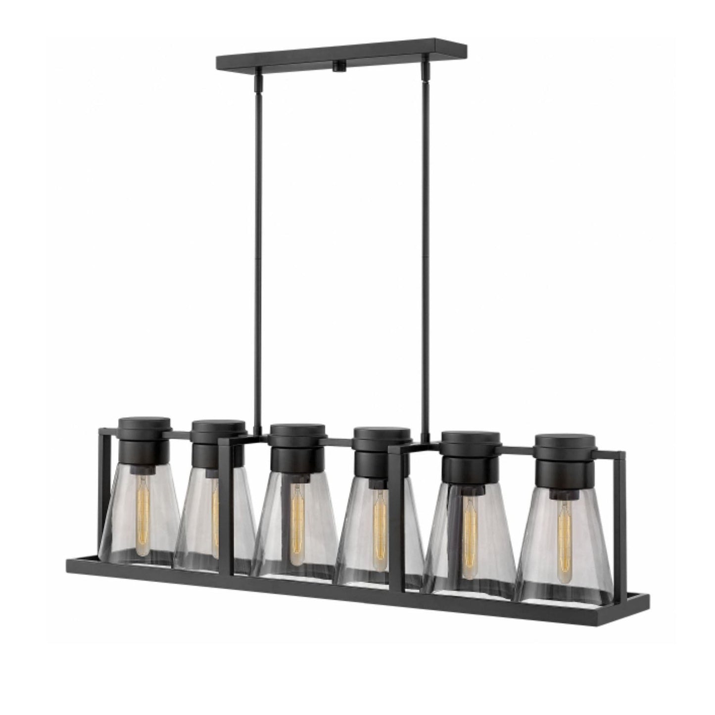 Refinery Stem Hung Linear Chandelier