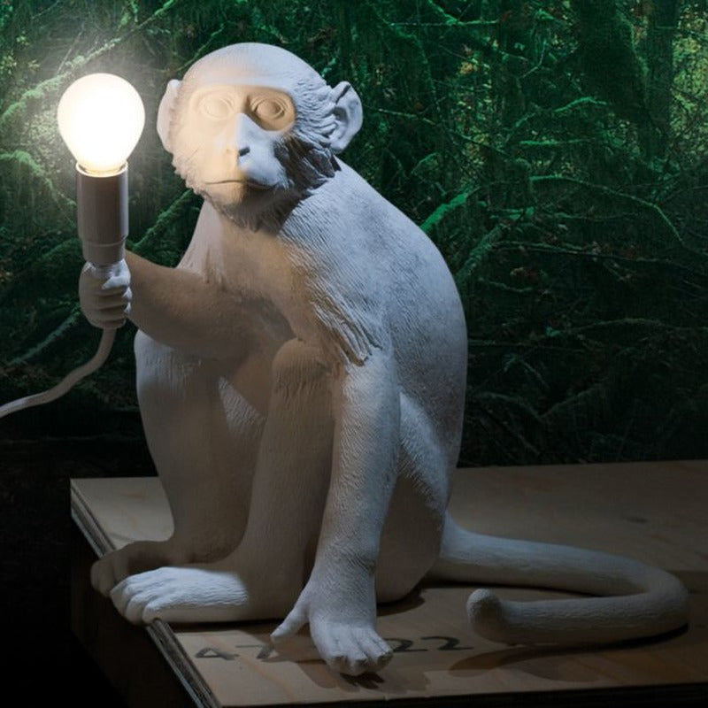 The Monkey Lamp Sitting Version