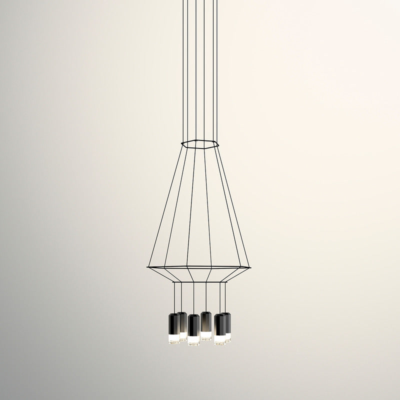 Wireflow 3D Hexagonal Pendant Light