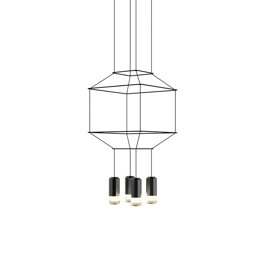 Wireflow 3D Square Pendant Light