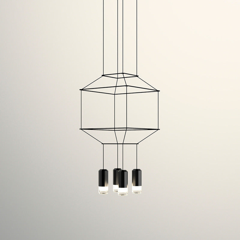 Wireflow 3D Square Pendant Light
