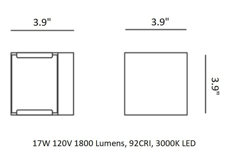 Laser Cube Wall Light