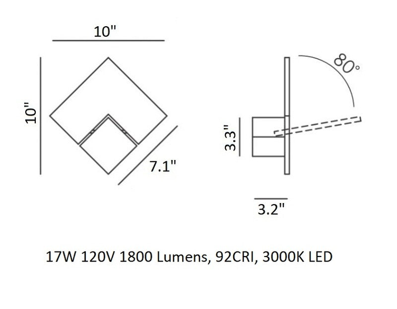 Puzzle Twist Wall Light