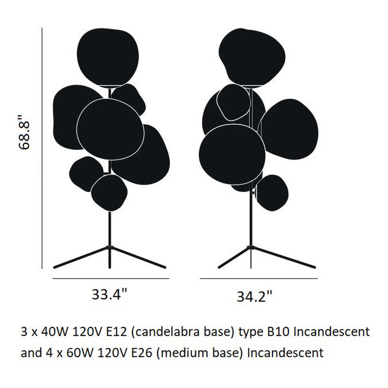 Melt Floor Chandelier