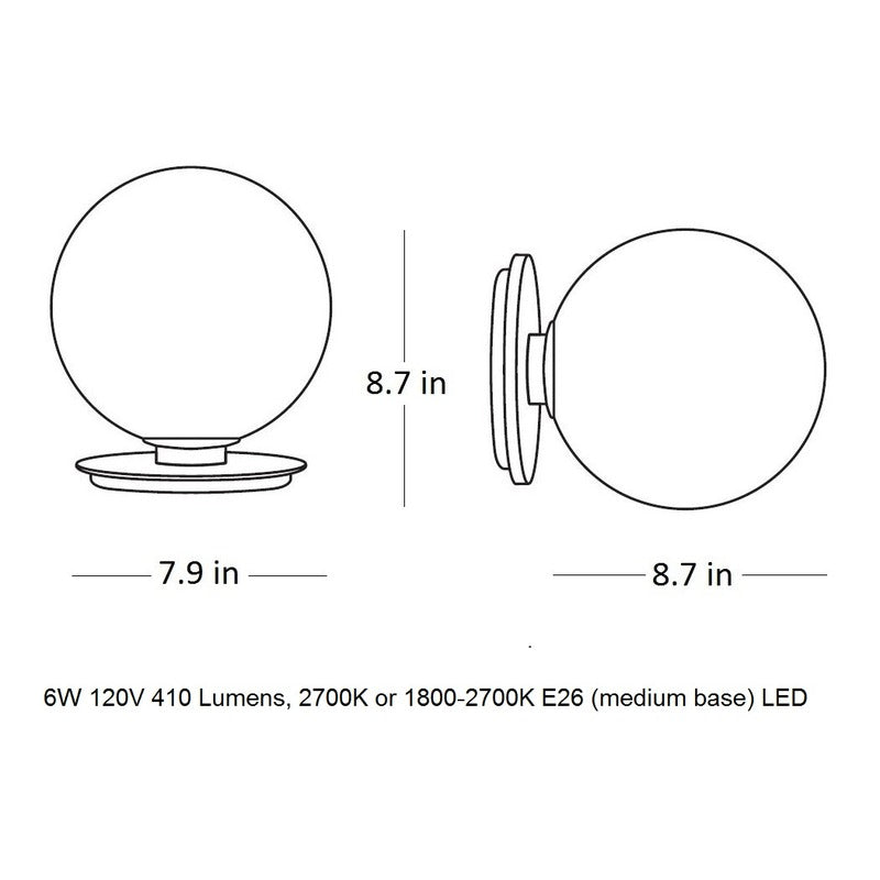 TR Bulb Table or Wall Light