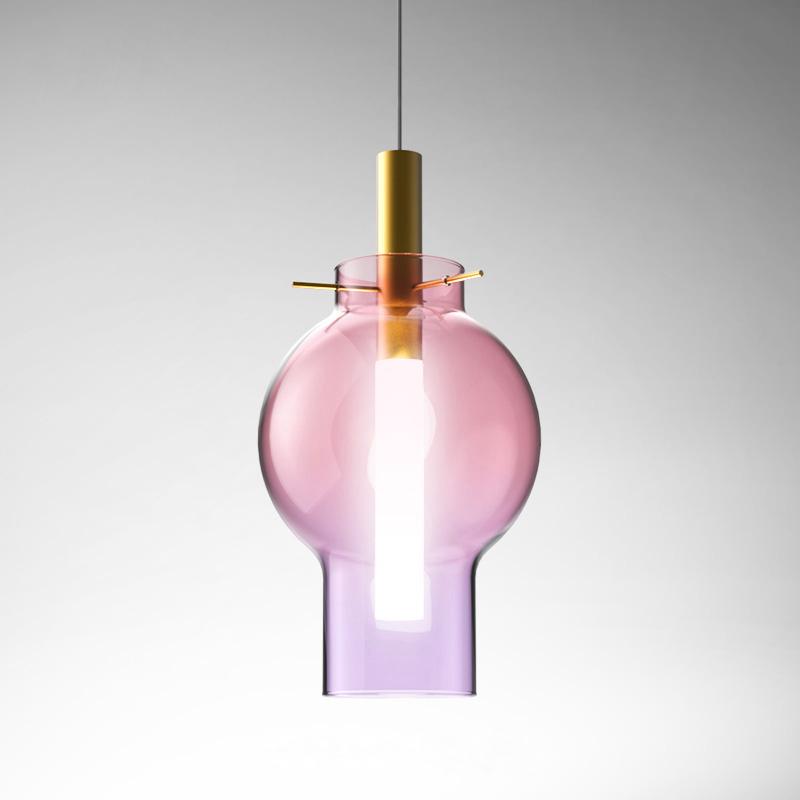Lia Color Glass Pendant Light