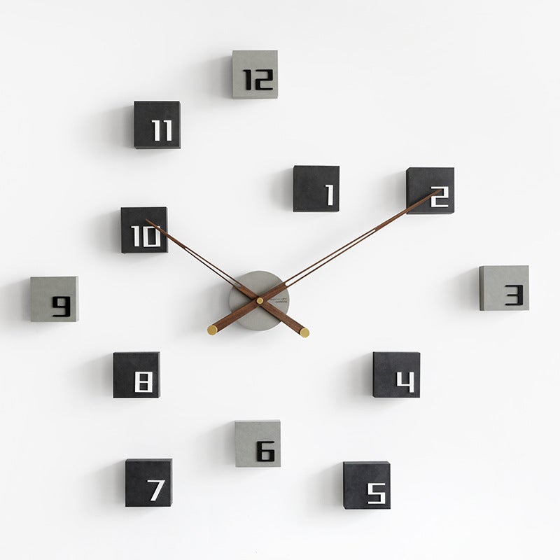 Square Modern Wooden Wall Clock - Novus Decor Wall Decor